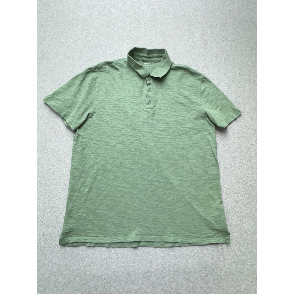 Vince‎ Shirt Mens Large Green Polo Pullover Golf Streetwear Preppy Casual Beach